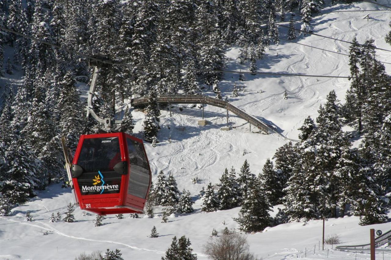 Le Chaberton, Renove En 2021, Pied Des Pistes Et Spa Montgenèvre Eksteriør billede