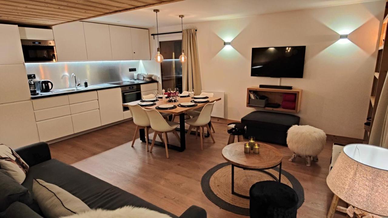 Le Chaberton, Renove En 2021, Pied Des Pistes Et Spa Montgenèvre Eksteriør billede